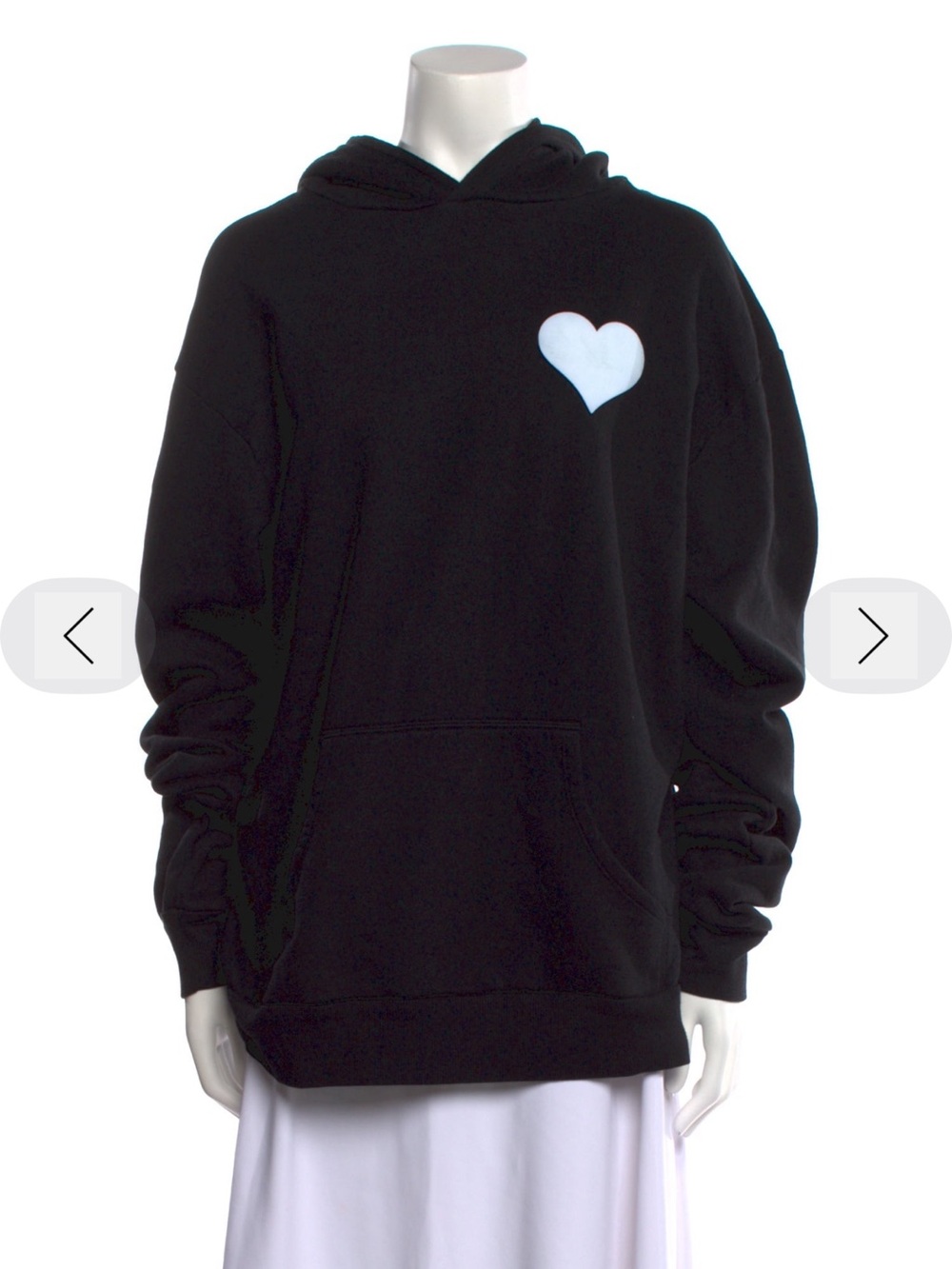 SPWMN Black Heart 

 Hoodie Sweater - Women XL